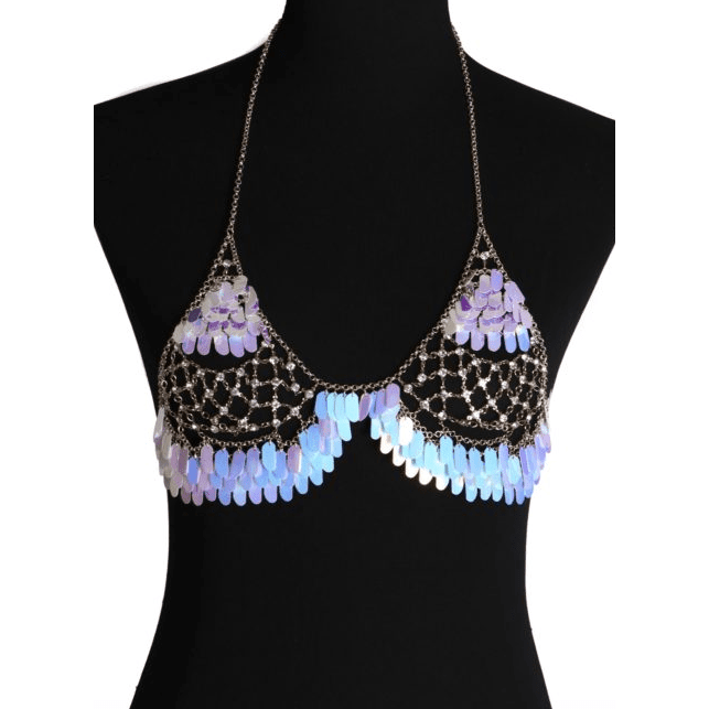 Multi Color Leaf Bra Top