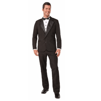 Instant Tuxedo Zip Up Adult Costume