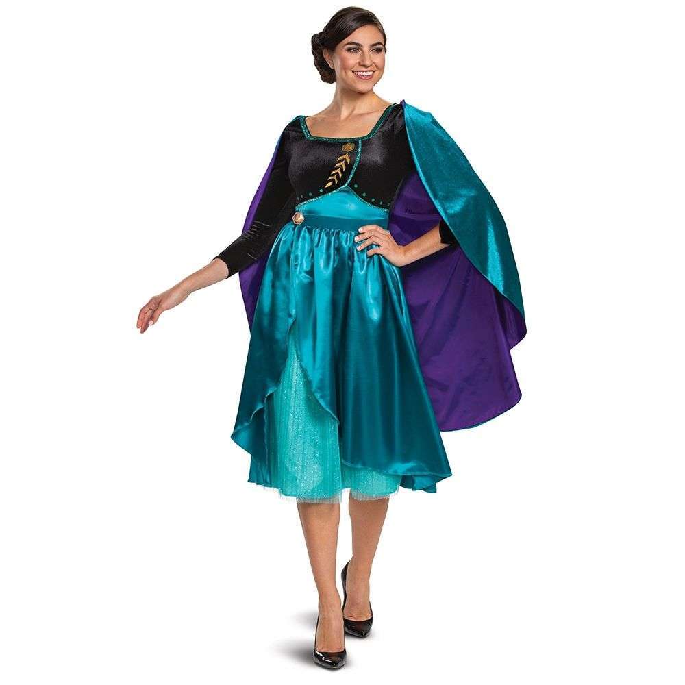 Deluxe Frozen 2 Queen Anna Adult Costume