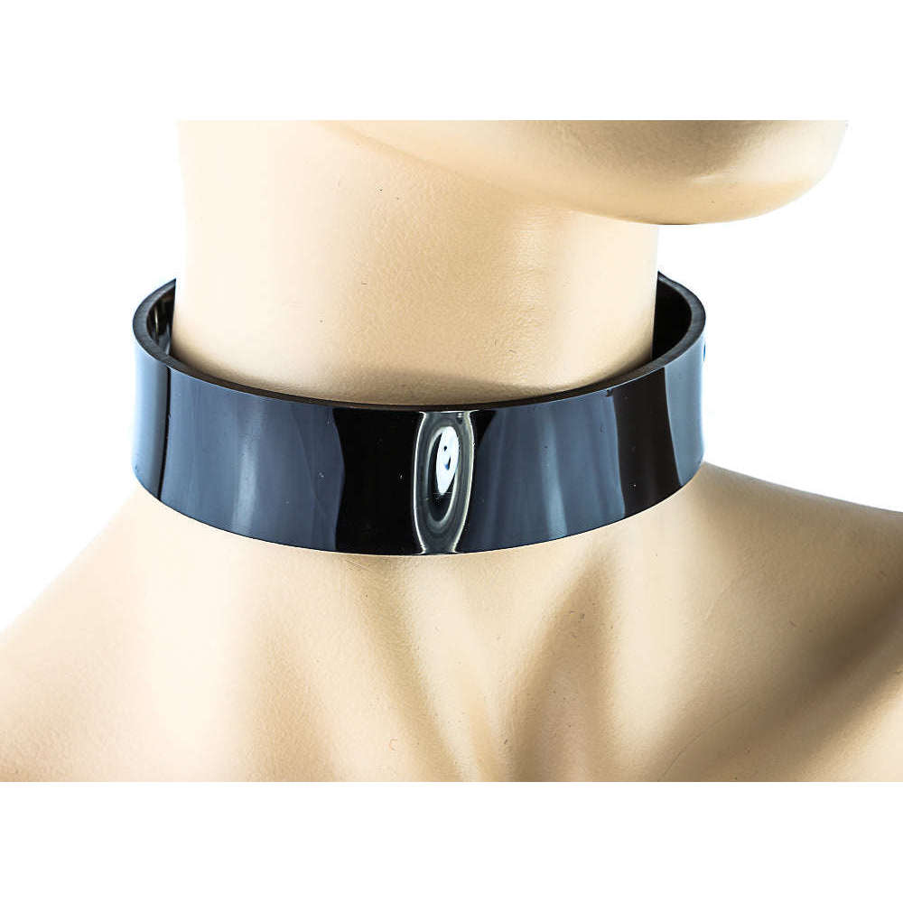 Thick Black Vinyl Choker