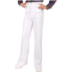 Men's White Disco Pants