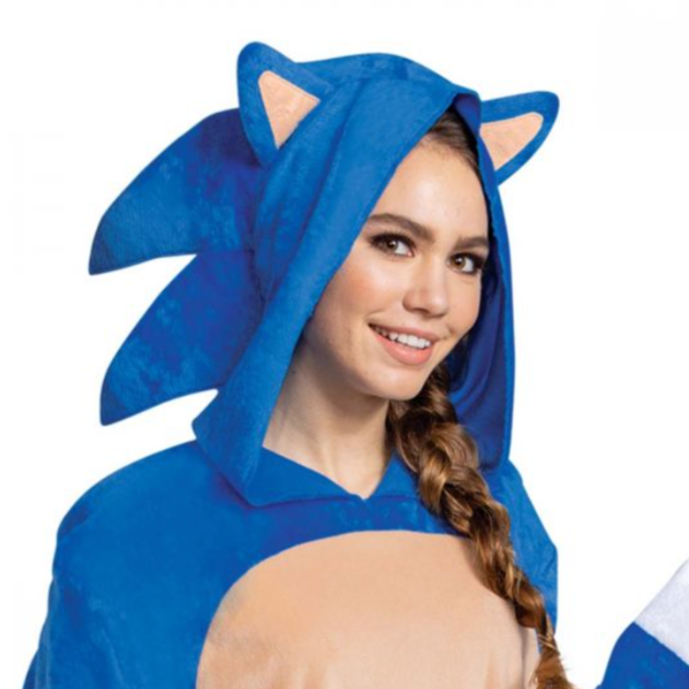 Sonic Movie Adult Onesie Pajama Costume