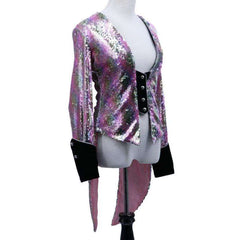 Multicolor Sequin Tailcoat