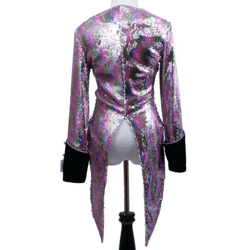 Multicolor Sequin Tailcoat