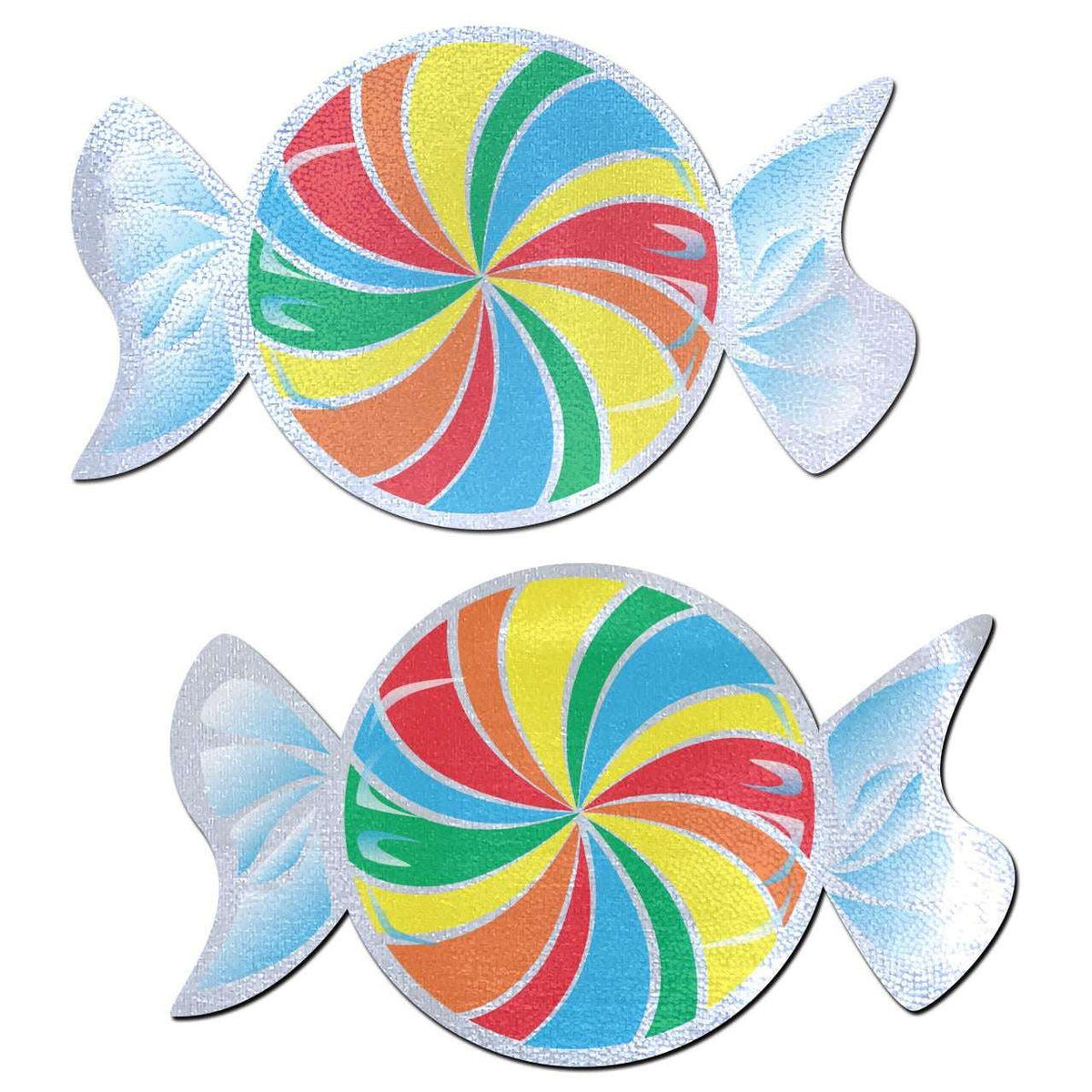 Rainbow Swirl Candy Nipple Pasties