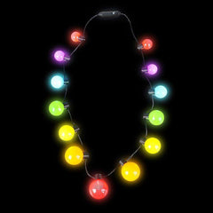 28" Light Up Rainbow Ball Necklace