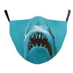 Great White Shark Bite Face Mask