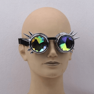 Spiky Steampunk Kaleidoscope Goggles