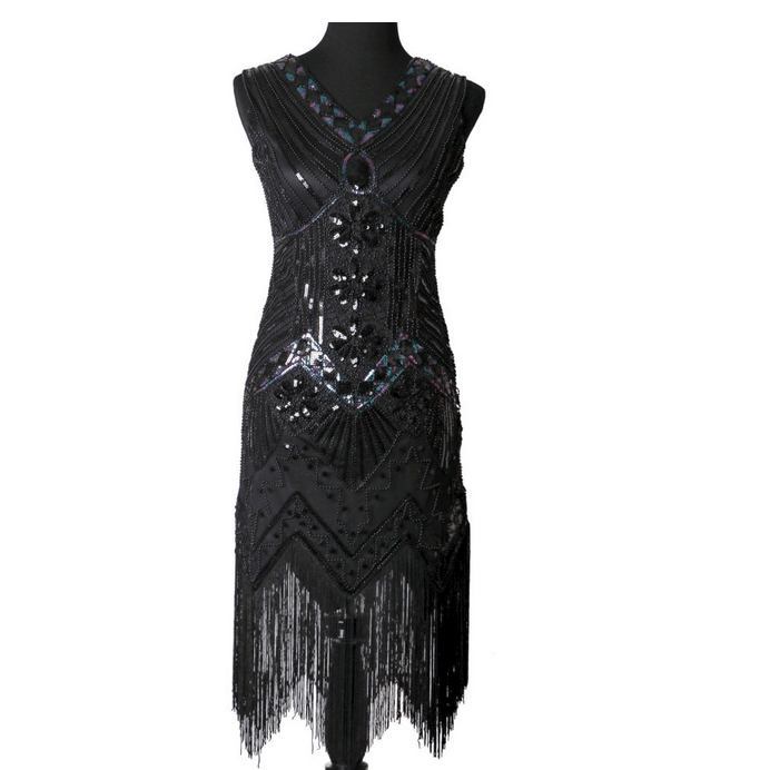 Unique Art Deco Flapper Dress