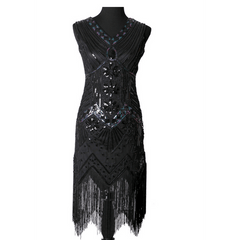 Unique Art Deco Flapper Dress