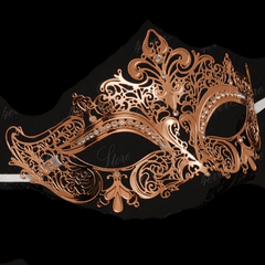 Fleur De Lis Laser Cut Venetian Mask