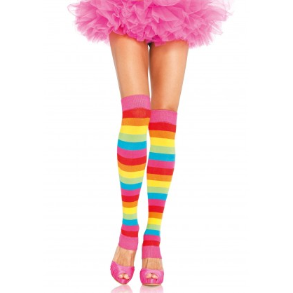 Rainbow Leg Warmers