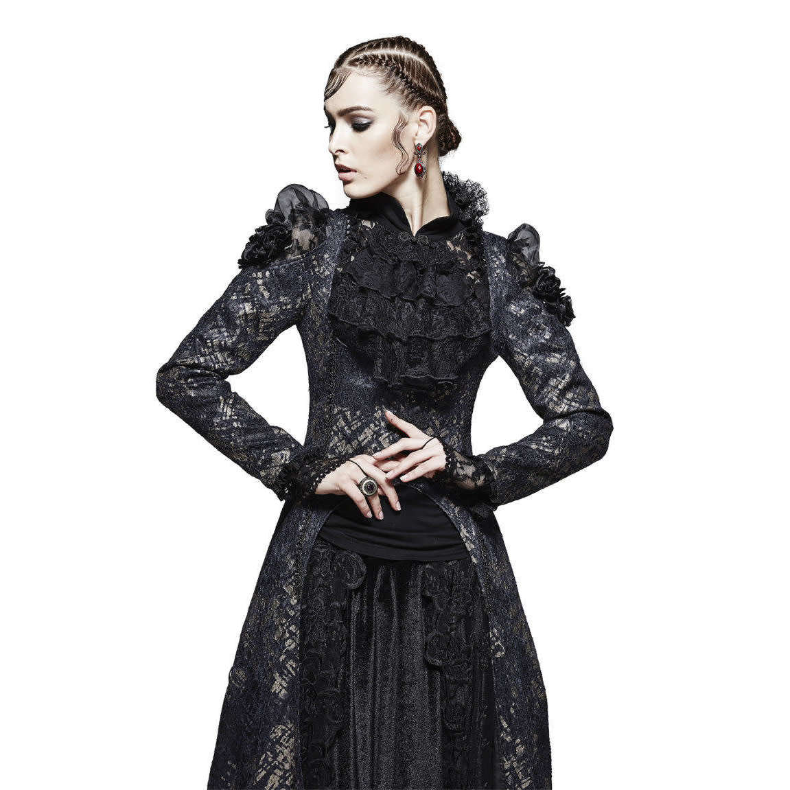 Gothic Black & Gold Tailcoat