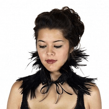 Black Feather Choker