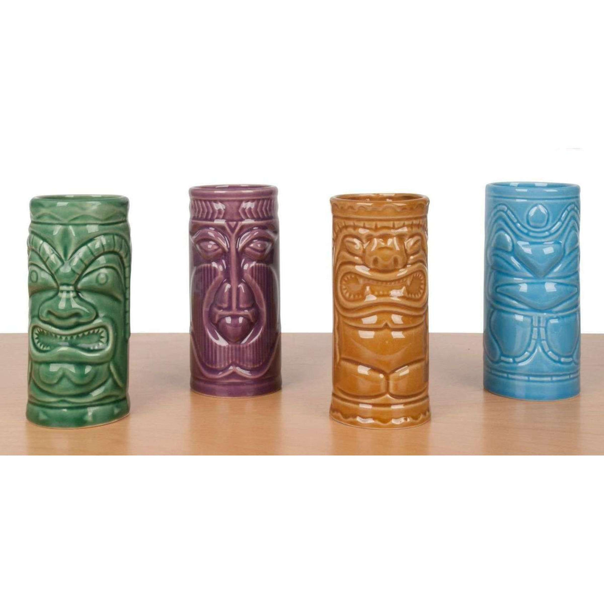 Tiki Mugs 4 Pack