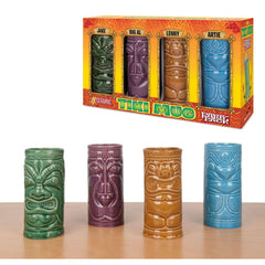 Tiki Mugs 4 Pack