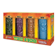 Tiki Mugs 4 Pack