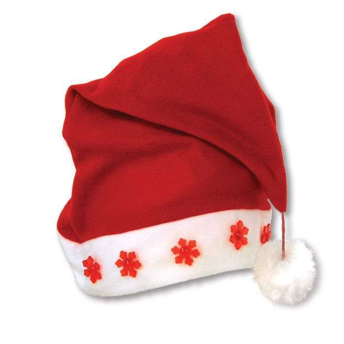 Light-Up Santa Hat