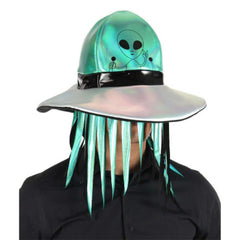 Iridescent Green Alien Abduction Hat