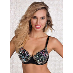 LED Spiked Bra