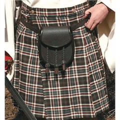 Scottish Man's Brown Wool Kilt