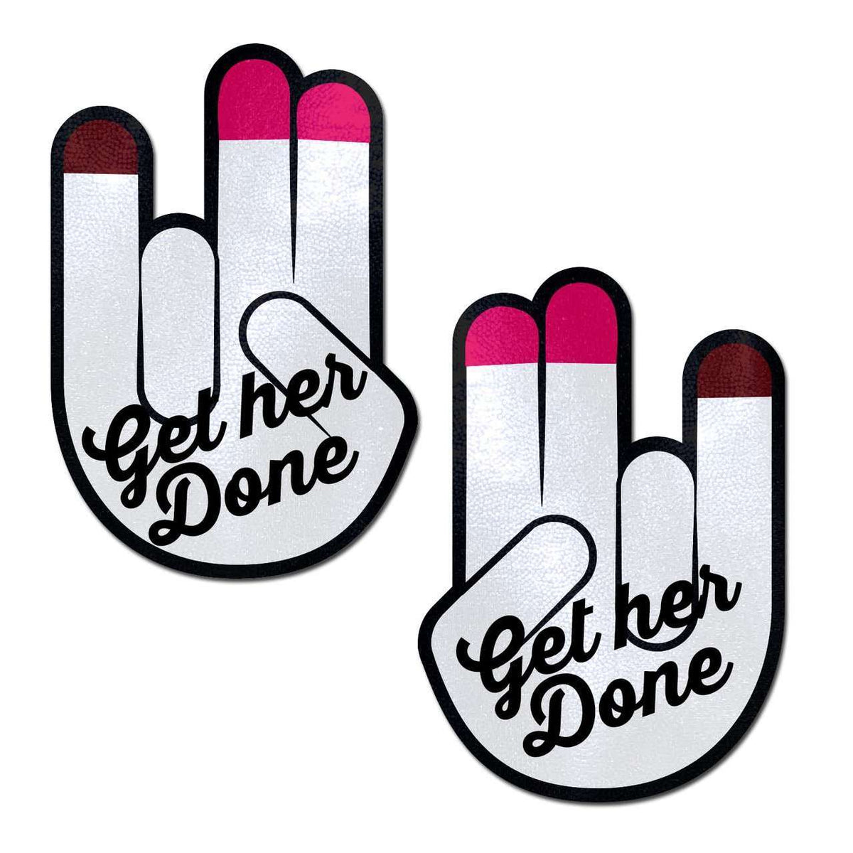 Get Her Done Shocker Hand Nipple Pasties