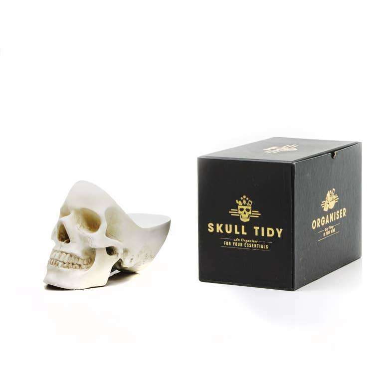 Skull Tidy Desktop Organizer