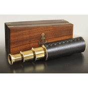 Retractable Telescope & Wooden Case