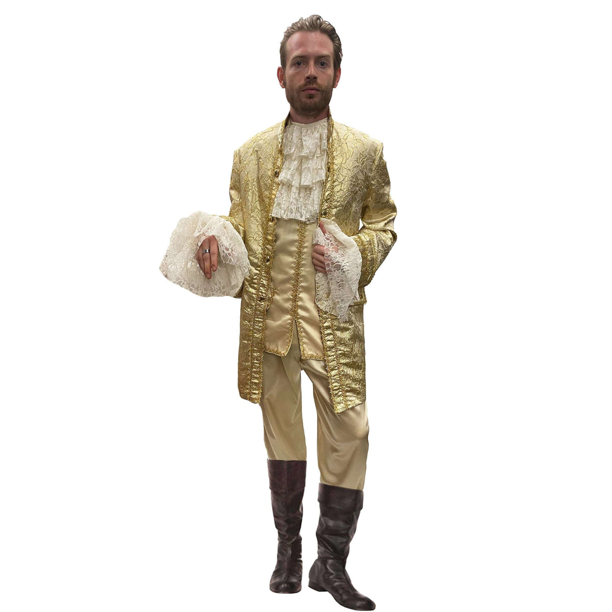 Colonial Gold Regal Men's Suit Adult Costume