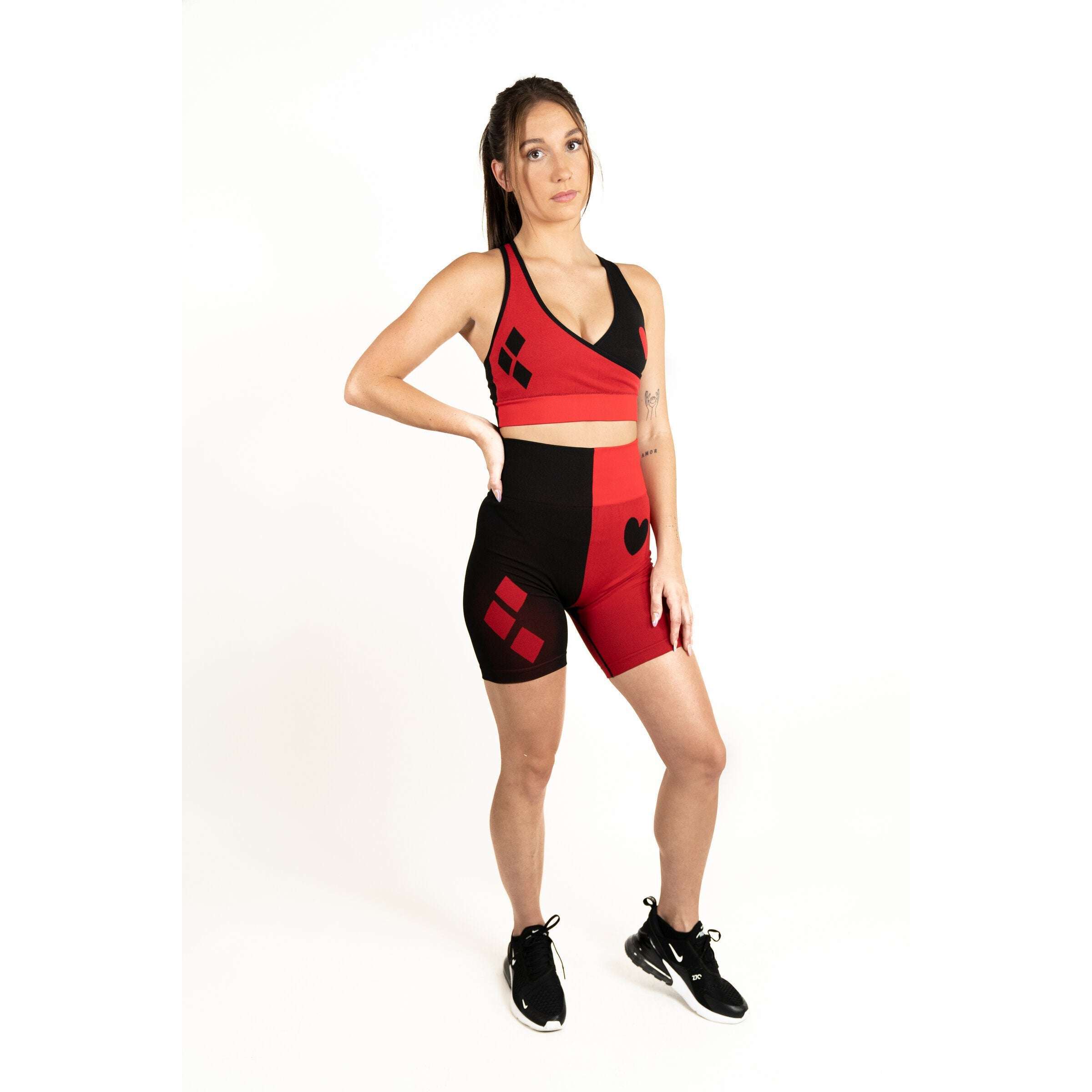 Harley Quinn 2 Piece Short Athletic Set