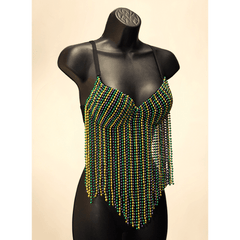 Mardigras Bra w/ Hanging Strands