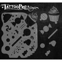 Sweet Treats Tattoo Stencil