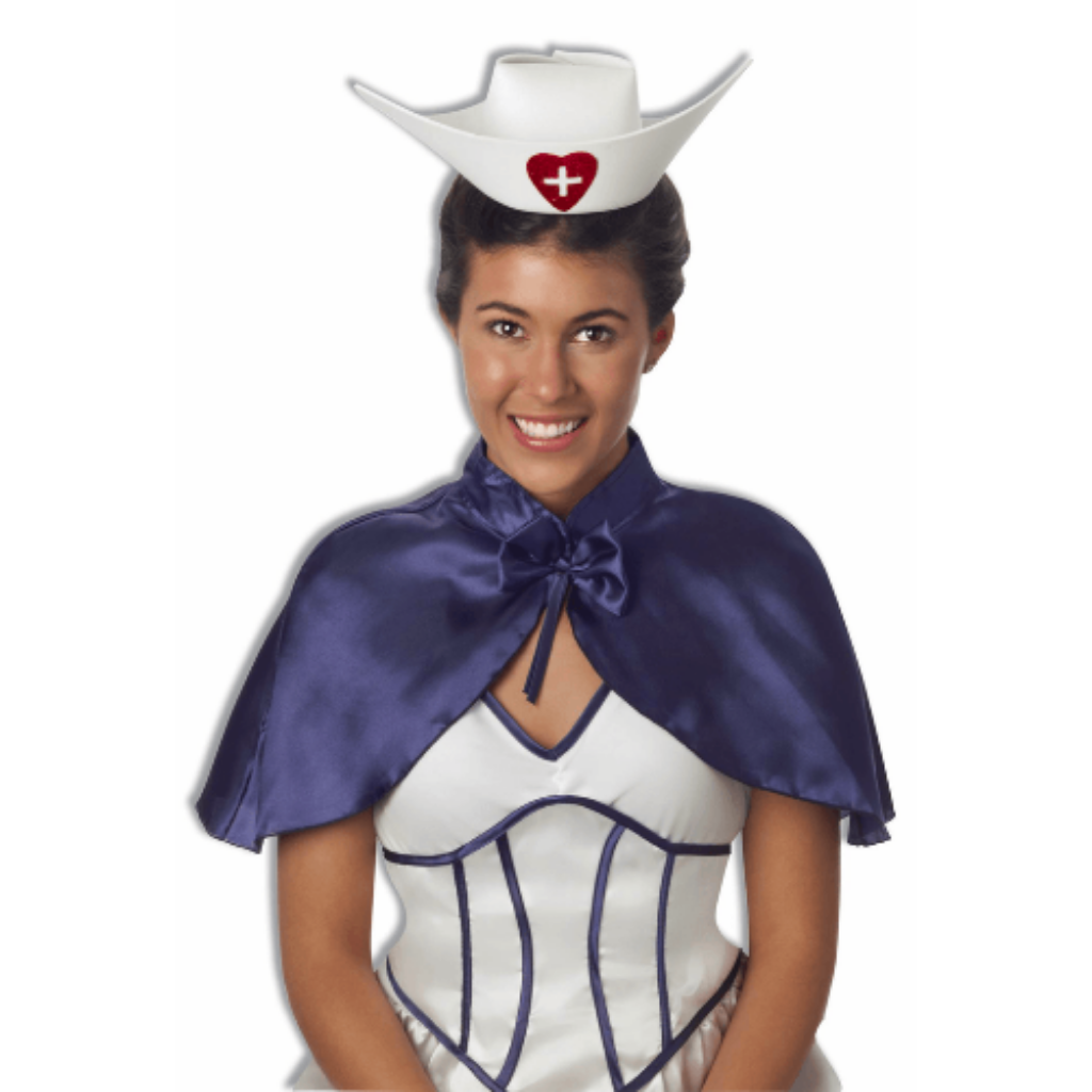 Deluxe White Foam Nurse Hat