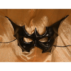 Bat Wing Leather Mask