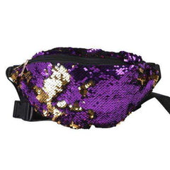 Purple Sequin Fanny Pack