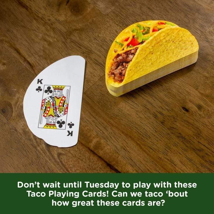 Taco Shaped Playing Cards