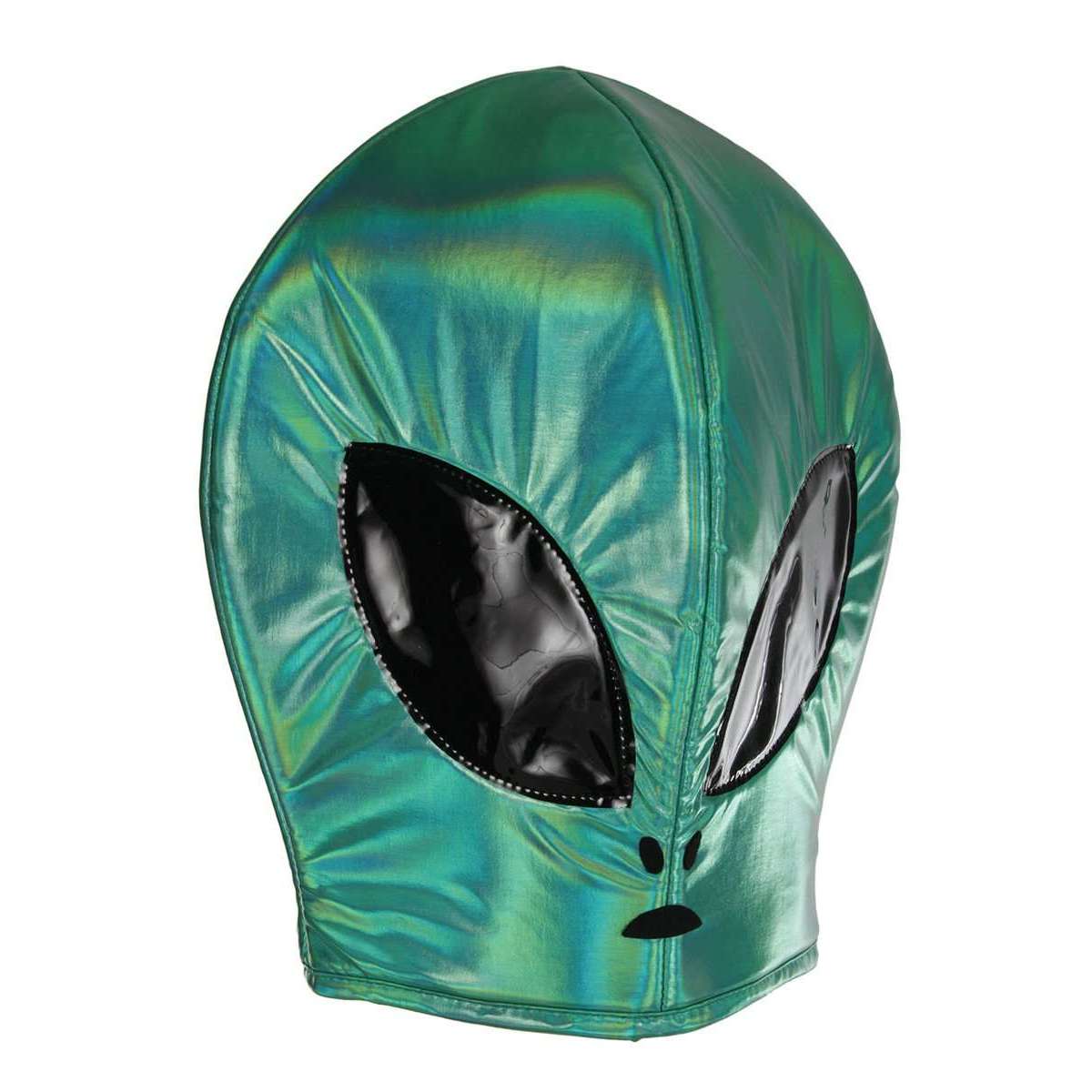 Green Iridescent Alien Plush Hat