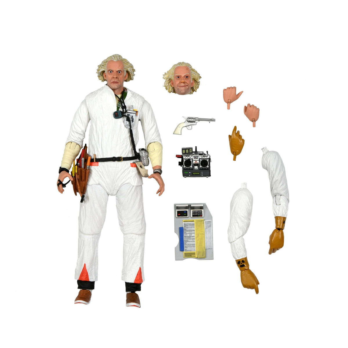 Back To The Future: 7” Scale Ultimate Doc Brown 1985 Collectible Action Figure