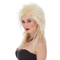 Long Rocker Mullet Style Layered Wig