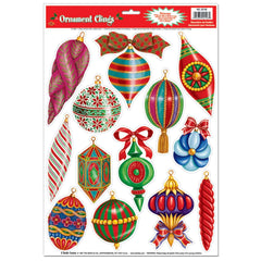 Christmas Ornament Window Clings