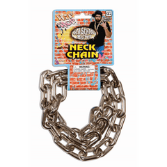 80s Big Links Silver Neck Chain