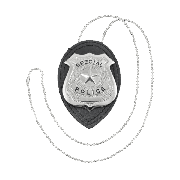 Police Badge on Chain