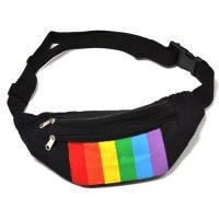 Rainbow Stripe Fanny Pack