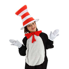 Dr Seuss Cat in the Hat Kids Accessory Kit w/ Hat, Gloves & Bow Tie