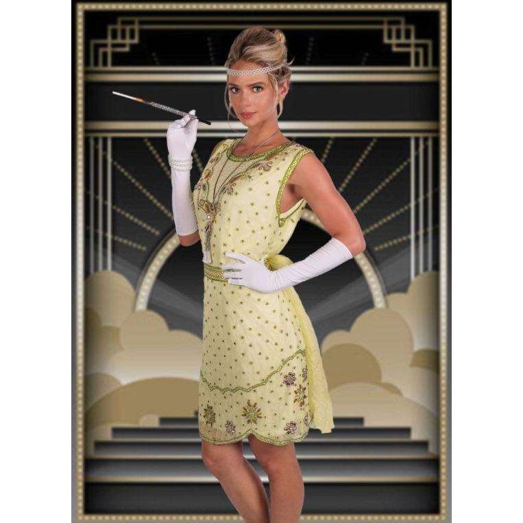 Light Green Flapper Dress