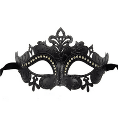 Priestess Diamond Venetian Mask