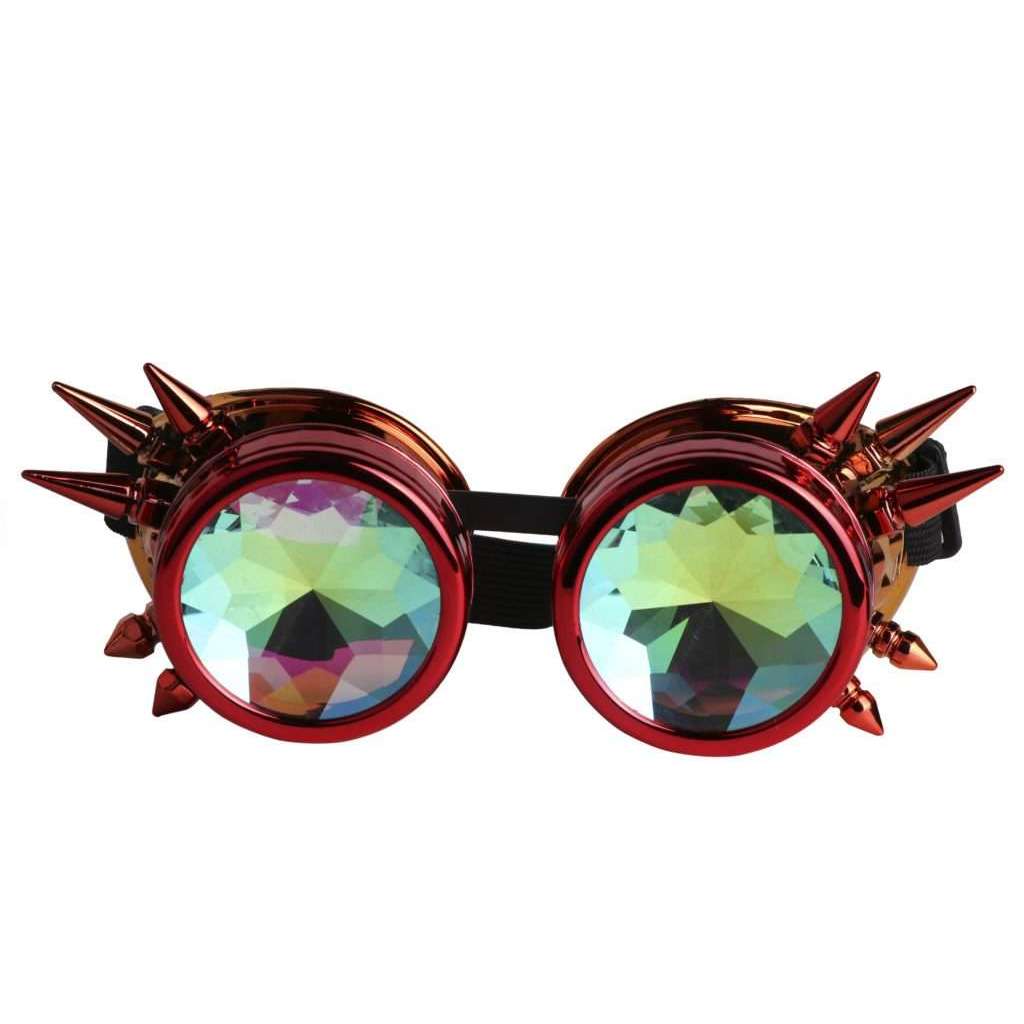 Spiky Steampunk Kaleidoscope Goggles