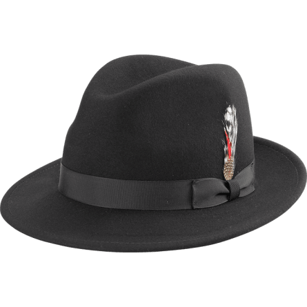 Black Fedora Hat