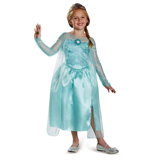 Disney Frozen Elsa Snow Queen Gown Child Costume