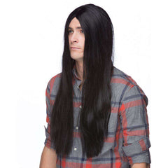 Unisex 26" Parted Long Hair Grunge Wig